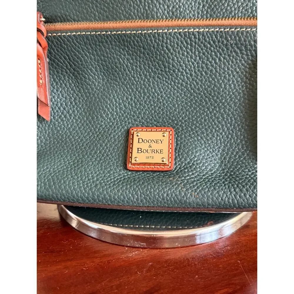 Dooney & Bourke Pebble Grain Letter Carrier Crossbody Bl R935 & Dust Bag